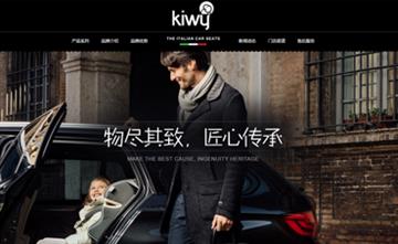 自貢黑羽網絡網頁制作案例-上海kiwy安全座椅